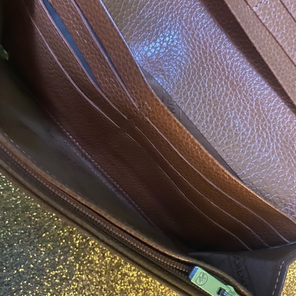 LONGCHAMP LEATHER FOULONNE BI-FOLD CAMEL BROWN Wallet EUC LUX COVETED - Picture 11 of 13